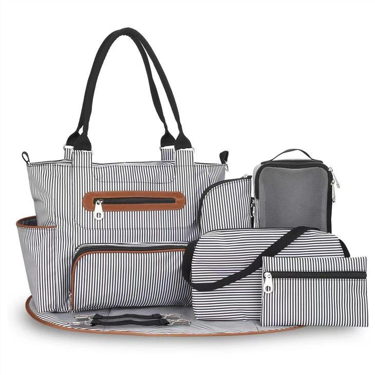 7-Pieces Set Diaper Bag