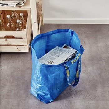 Recyecled IKEA PP Woven Stitch Bag