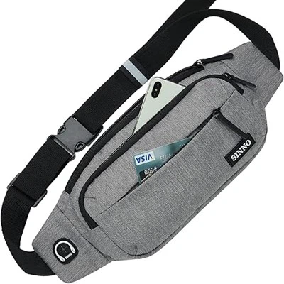 Fanny Pack ar 4-Rāvējslēdzēja kabatām